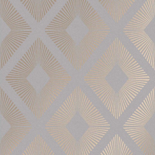 Next Deco Geometrisch Grau Vliestapete 10mx52cm