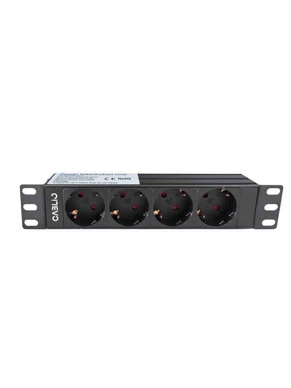 Cablio CAB-LNPDU-EU-10 - Basic PDU 4x EU Sockets 16A