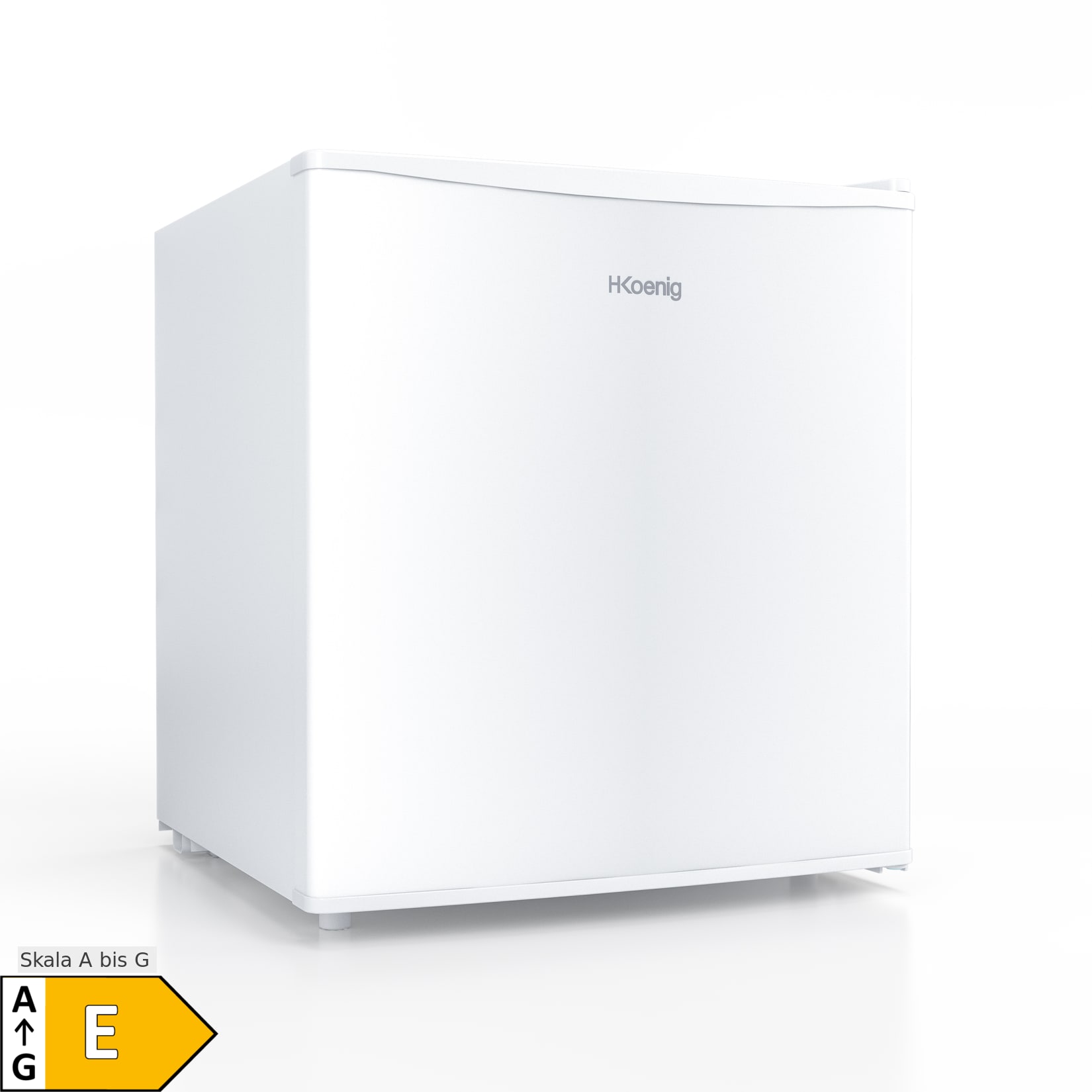 H.Koenig Mini-Kühlschrank FGX480 / 45 L / kleine kompakte Größe 51cm / leise / 4L Eisfach/verstellbares Thermostat