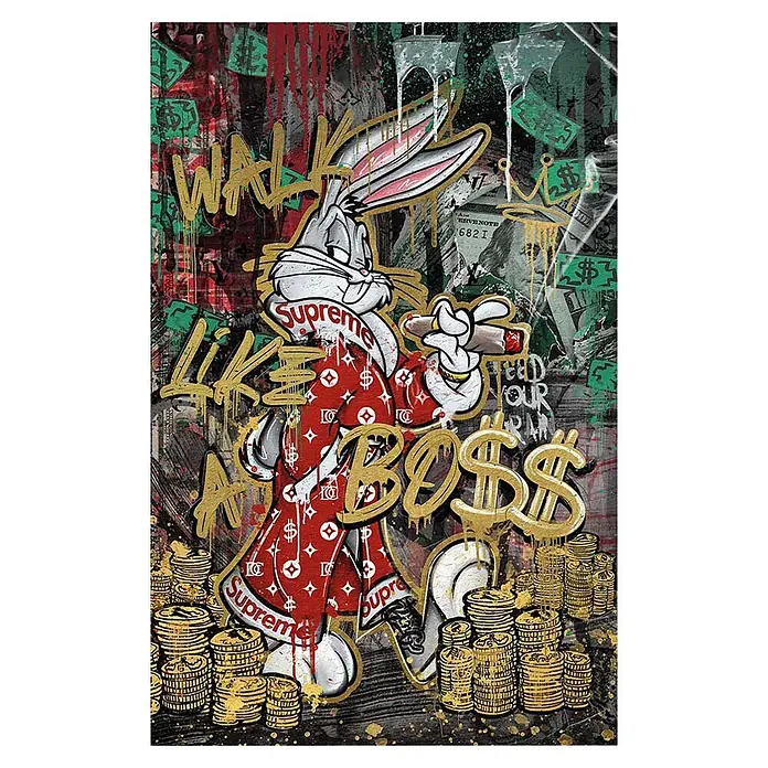 Dotcomcanvas Decopanel (Walk Like a Boss, B x H: 58 x 90 cm)