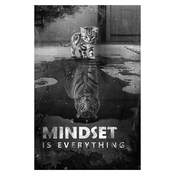 Dotcomcanvas Decopanel (Mindset is Everything, B x H: 58 x 90 cm)