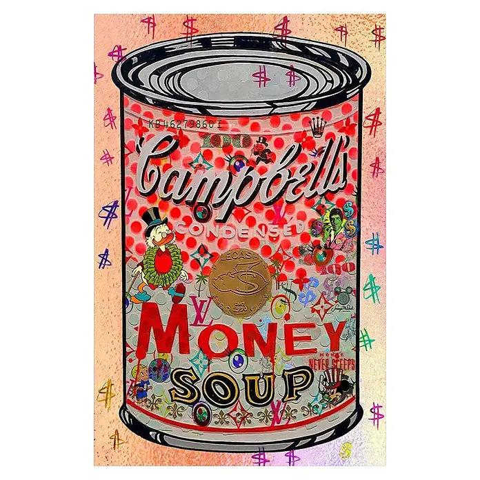 Dotcomcanvas Decopanel (The Soup of Success, B x H: 58 x 90 cm)