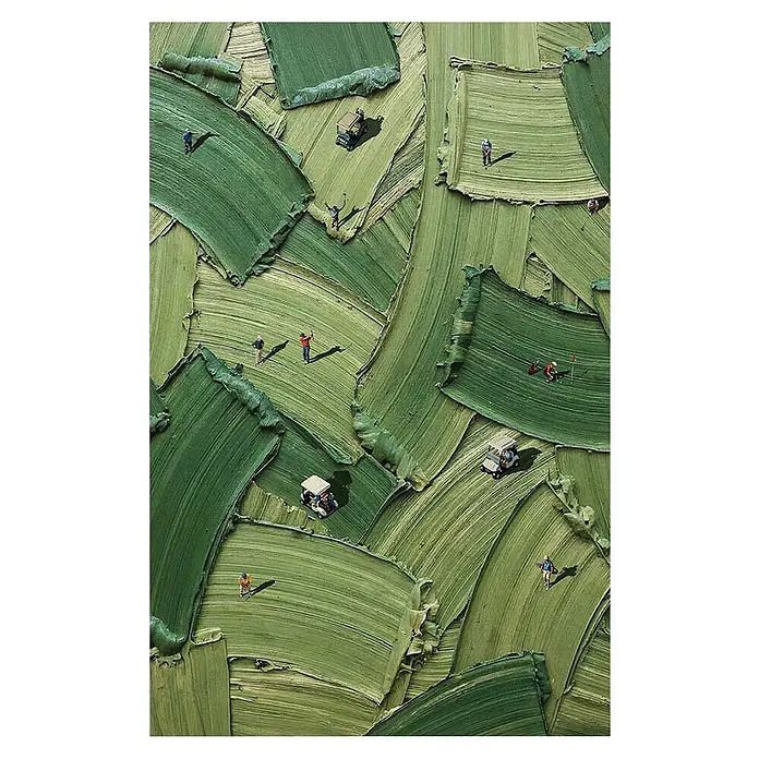 Dotcomcanvas Decopanel (Golf in Action, B x H: 58 x 90 cm)