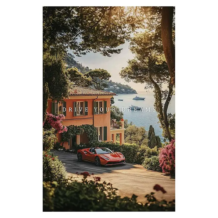 Dotcomcanvas Decopanel (Drive Your Dreams, B x H: 58 x 90 cm)
