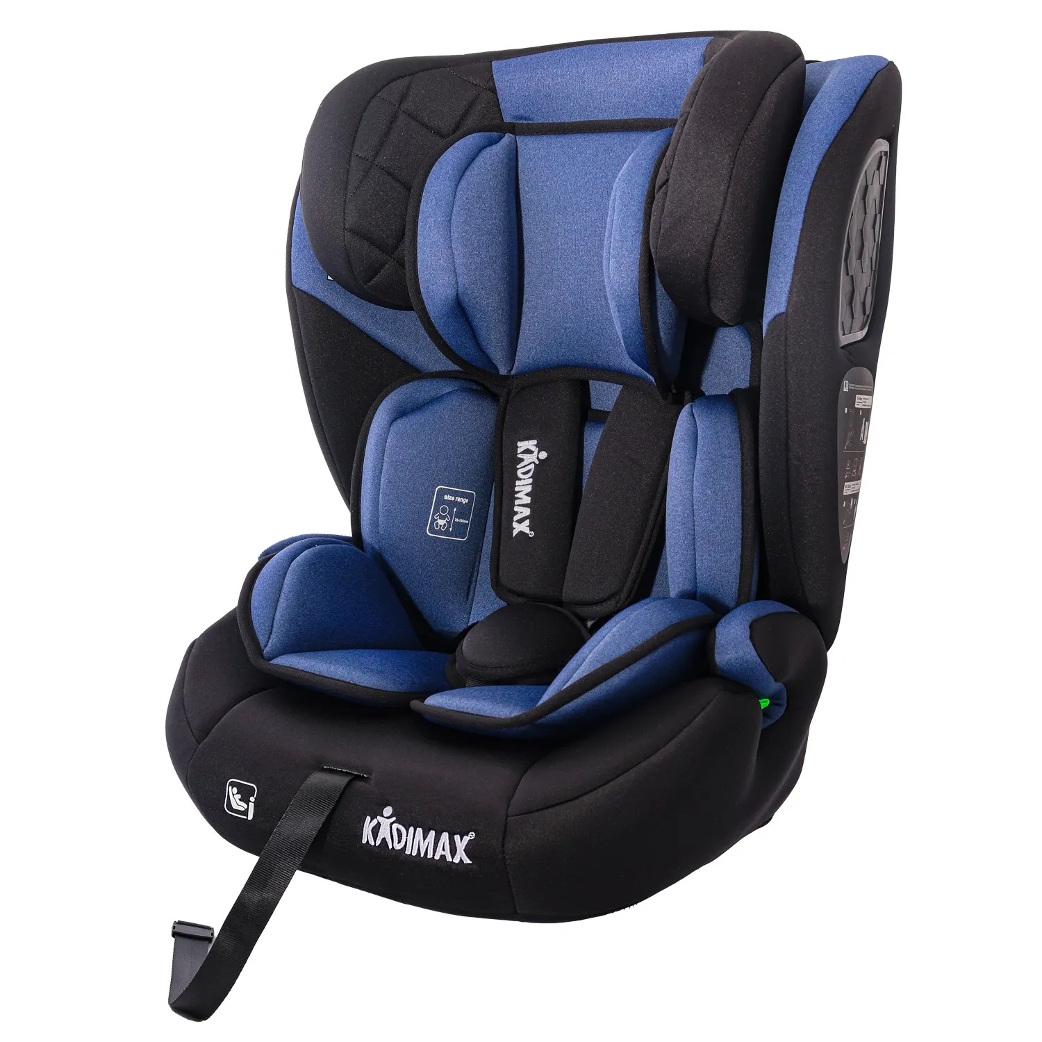 Kidimax Kindersitz EasyFit Blau 9–36 kg ECE R129/03