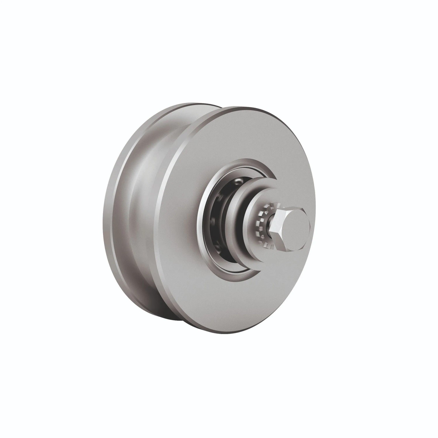 FeNau Stahlrolle Unten Schiebetor MEA Verzinkt Ø 125 mm 10337638