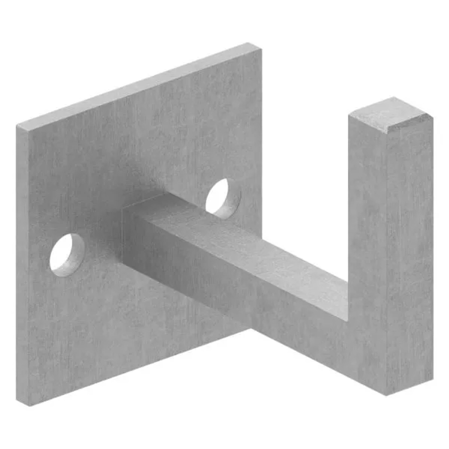FeNau Handlaufträger Stahl Roh Mit Ronde Bügel 12x12 mm Wandabstand 79 mm Zum Anschweißen