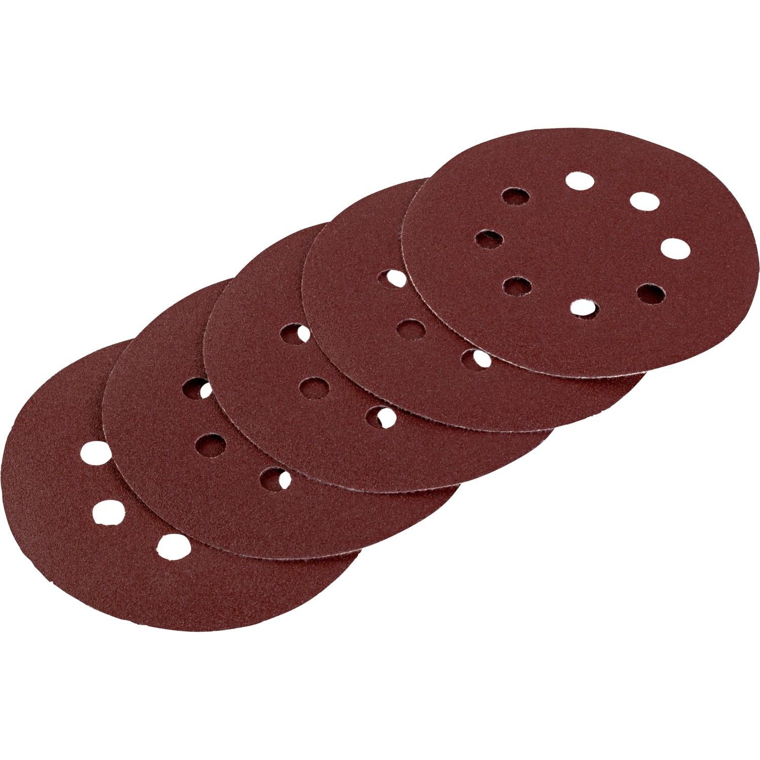 LUX-TOOLS Schleifauflagen für Exzenterschleifer 5 Stück Ø 125 mm K80