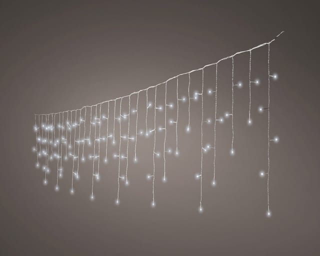 Kaemingk LED Eisregen Lichterkette 175 LED kaltweiß
