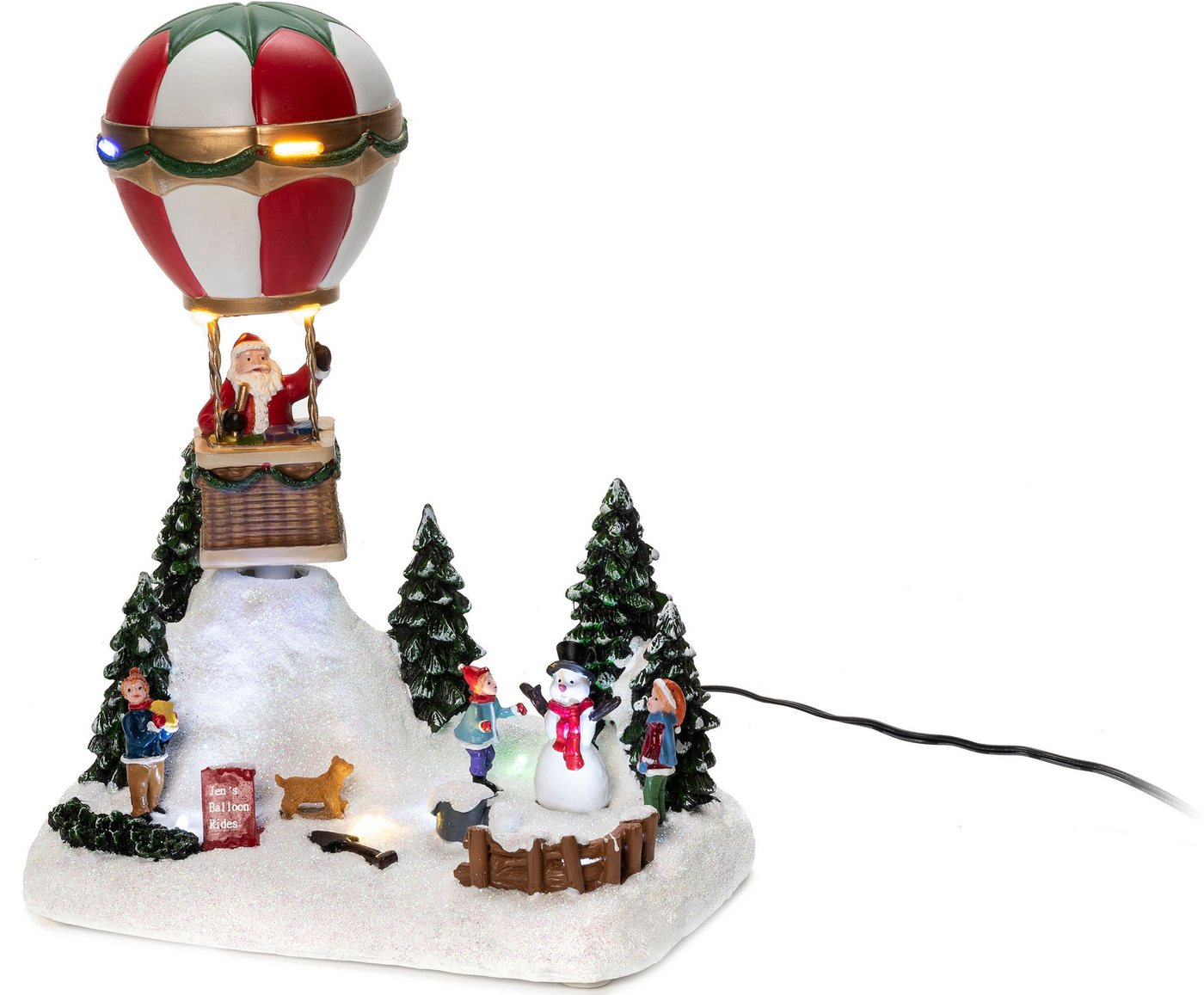 Konstsmide LED Heissluftballon mit Musik 20 x 13 x 24 cm Bild 2
