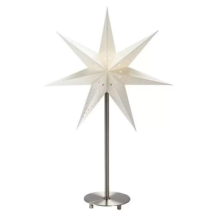 Markslöjd SATURNUS Standstern weiß, H 52 x T 10 cm x B 35 cm
