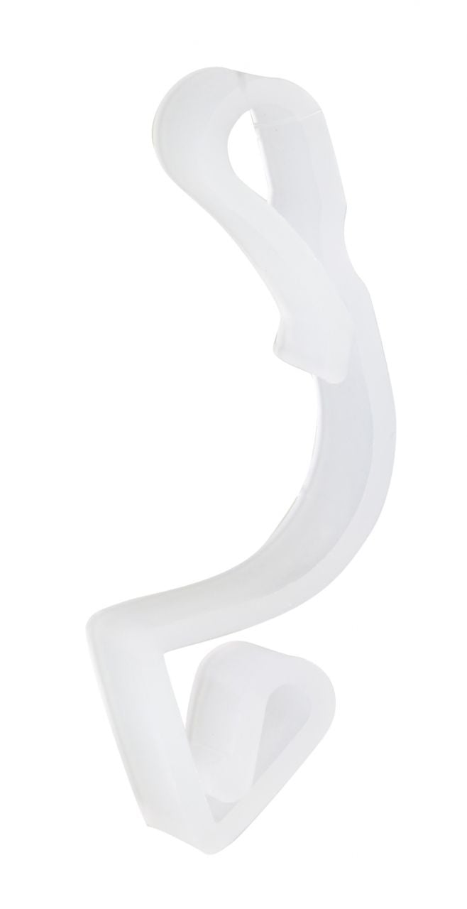 Riffelmacher Dachrinnenhalterung 5 cm für Lichterketten weiß - 10 Stück