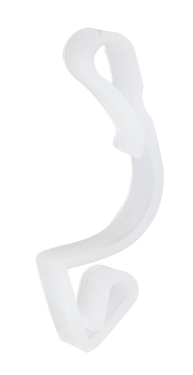 Riffelmacher Dachrinnenhalterung 5 cm für Lichterketten weiß - 10 Stück