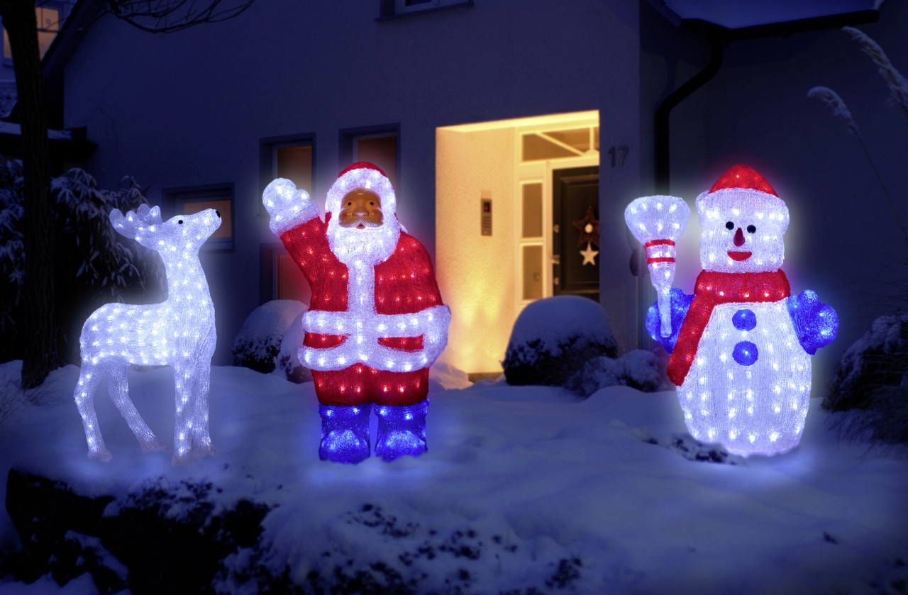 Konstsmide LED Acryl Rentier 176 kalt weiße Dioden Bild 5