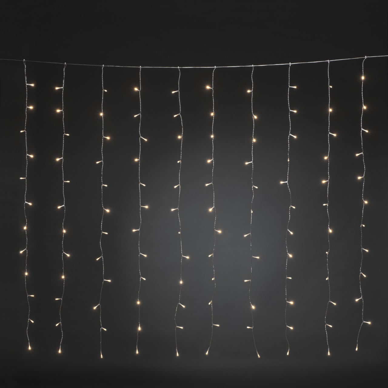 Konstsmide LED Lichtervorhang für Fenster 120 warmweiße Dioden 3,6W Bild 2