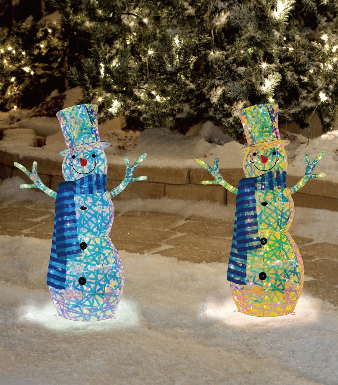 TrendLine LED Schneemann 120 cm warmweiß-kaltweiß