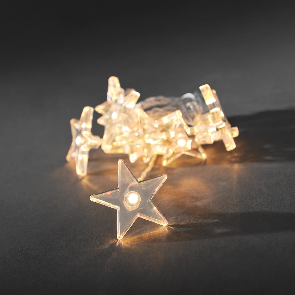 Konstsmide LED Lichterkette klare Sterne 2 m warmweiß Bild 4