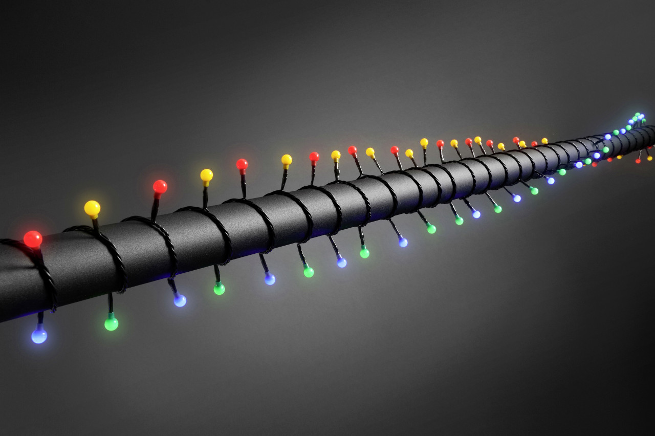 Konstsmide LED Globelichterkette 11,32 m bunt
