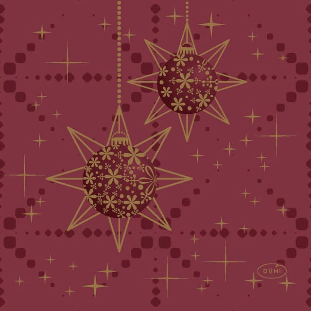Duni Servietten gilded bauble 24 x 24 cm - 20er Pack