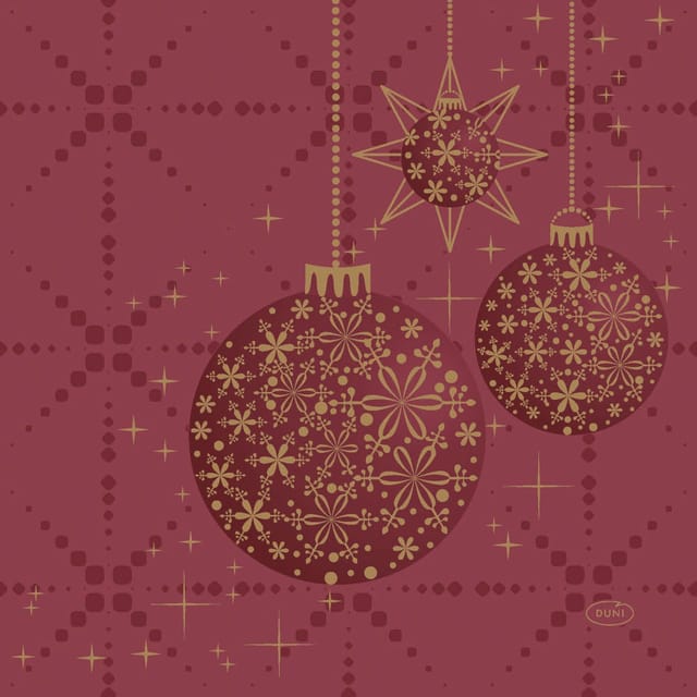 Duni Servietten gilded bauble 33 x 33 cm - 20er Pack