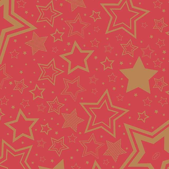 Duni Servietten holiday star red 40 x 40 cm - 12er Pack