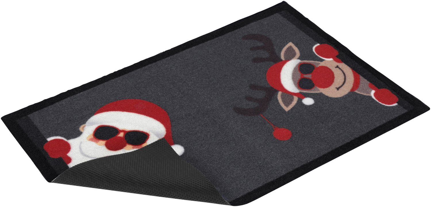 LIVARNO® Schmutzfangmatte »Weihnachten« (Weihnachtsmann und Rudolph) Bild 2