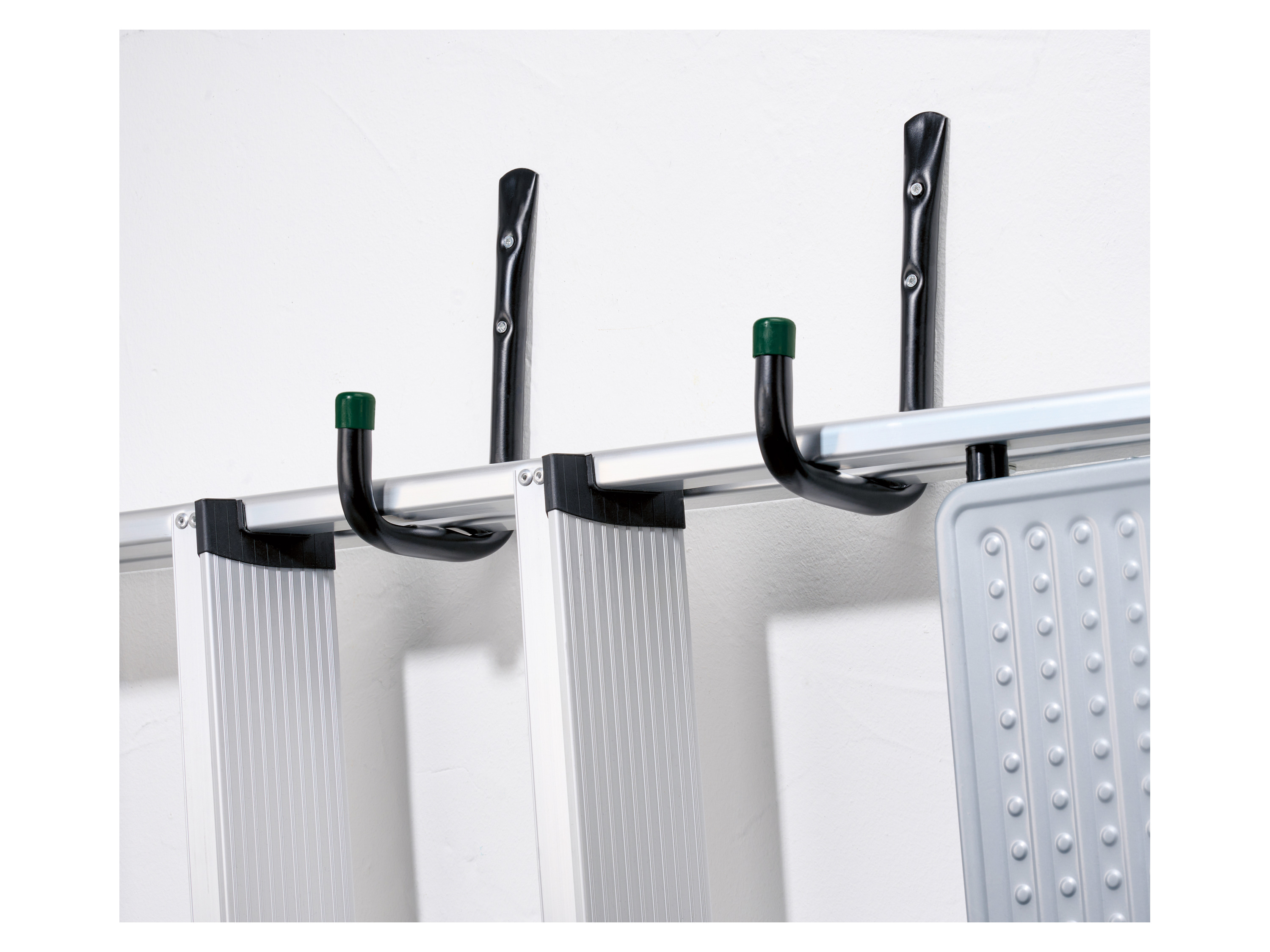 PARKSIDE® Wandhaken / Schlauchhalterung / Multifunktionshaken / S-Haken (Wandhaken 22kg Set 2tlg.) Bild 2