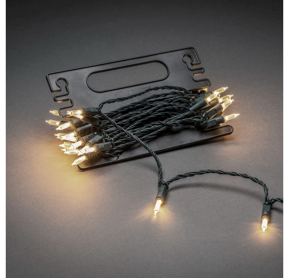 KONSTSMIDE LED-Lichterkette Weihnachtsdeko aussen, mit Aufroller, 40 warm weiße Dioden Bild 3