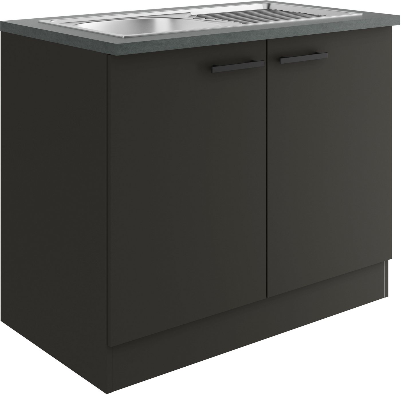 OPTIFIT Spülenschrank Palma Breite 100 cm, inklusive Einbauspüle Bild 2