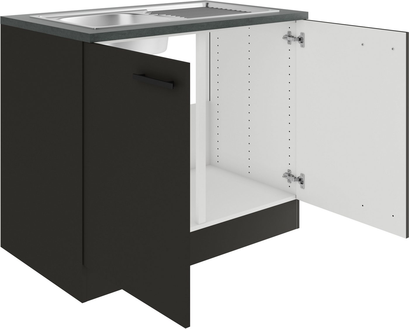 OPTIFIT Spülenschrank Palma Breite 100 cm, inklusive Einbauspüle Bild 4