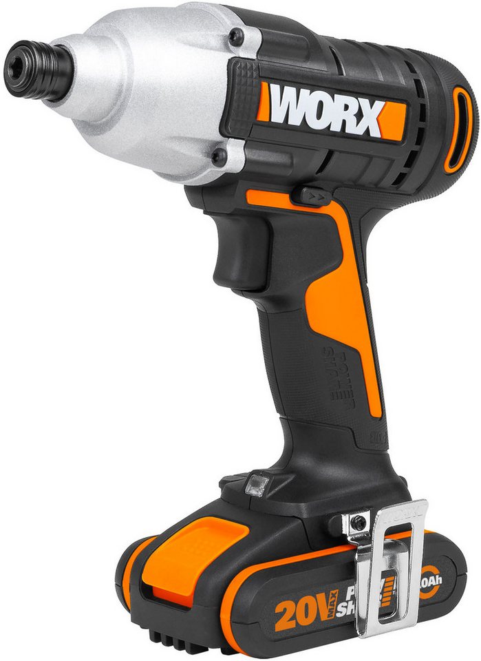 Worx Akku-Schlagschrauber WX291, 2600 U/min, 170 Nm, mit LED-Licht, inkl. Akku & Ladegerät Bild 4