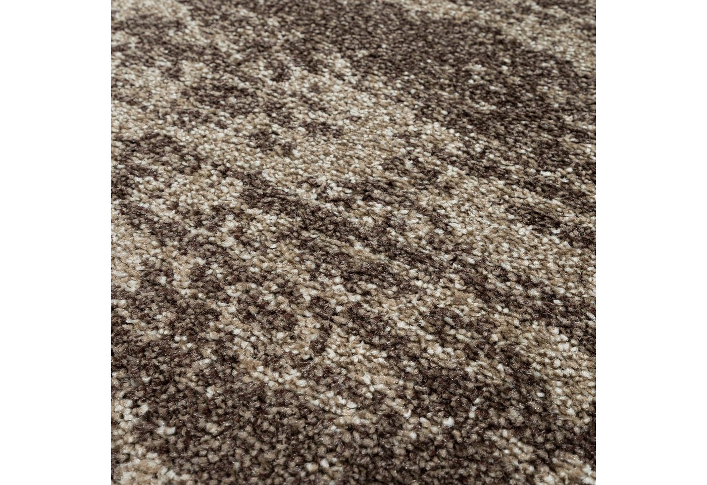 Sanat Teppich Oslo, auch als Läufer und in Rund, rund, Höhe: 10 mm, meliert, robuster Kurzflor, Wohnzimmer, Schlafzimmer, Kinderzimmer Bild 3