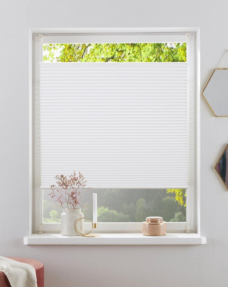 OTTO home Plissee CASUL, ohne Bohren, verdunkelnd, verdunkelnd, ohne Bohren, verspannt, Klemmfix, Wabenplissee, Klemmfix, Verdunkelung - NEUHEIT! Für Fenster & Tür