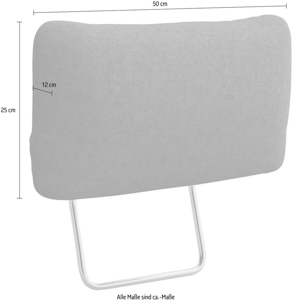 OTTO home Sofa-Kopfstütze Rochelle, (Set, 1-St., Kopfstütze - 2 Stück im Set), 2 Stück im Set Bild 3
