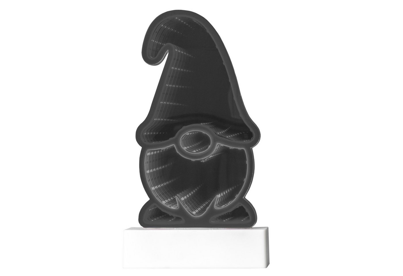 OTTO home LED Dekofigur LED-Wichtel Evvina, LED fest integriert, Warmweiß, Infinity Effekt, Weihnachtsdeko für Innen, beidseitig beleuchte Bild 2