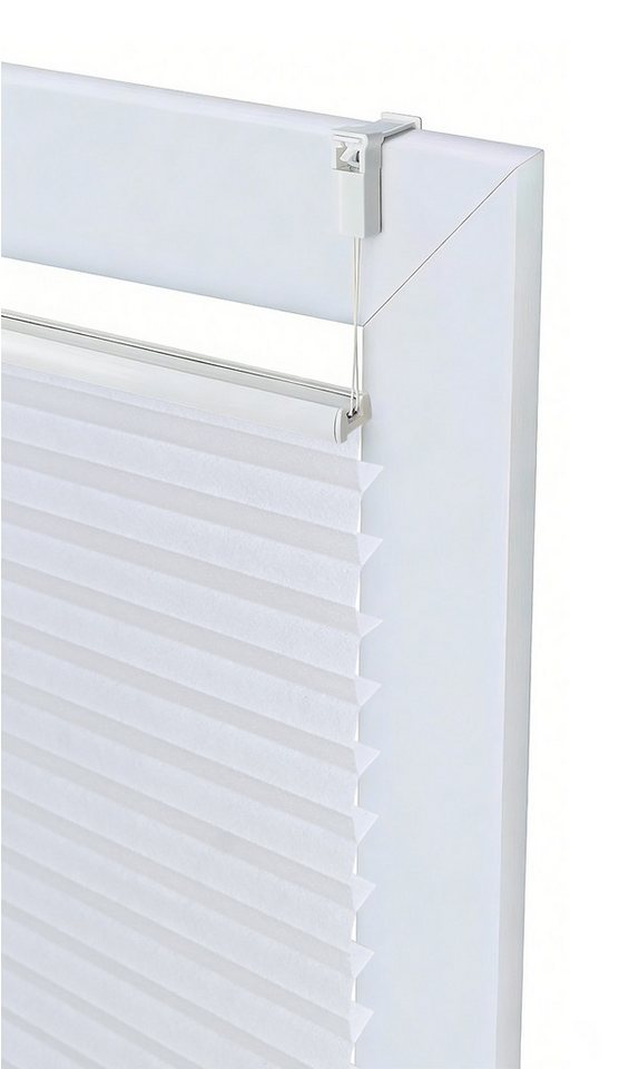 OTTO home Plissee LORRANA, ohne Bohren, Lichtschutz, verspannt, Lichtschutz, ohne Bohren, verspannt, Klemmfix, Fixmaß, Sonnenschutz, flexibel verspannt, für Fenster & Tür - NEUHEIT! Bild 2