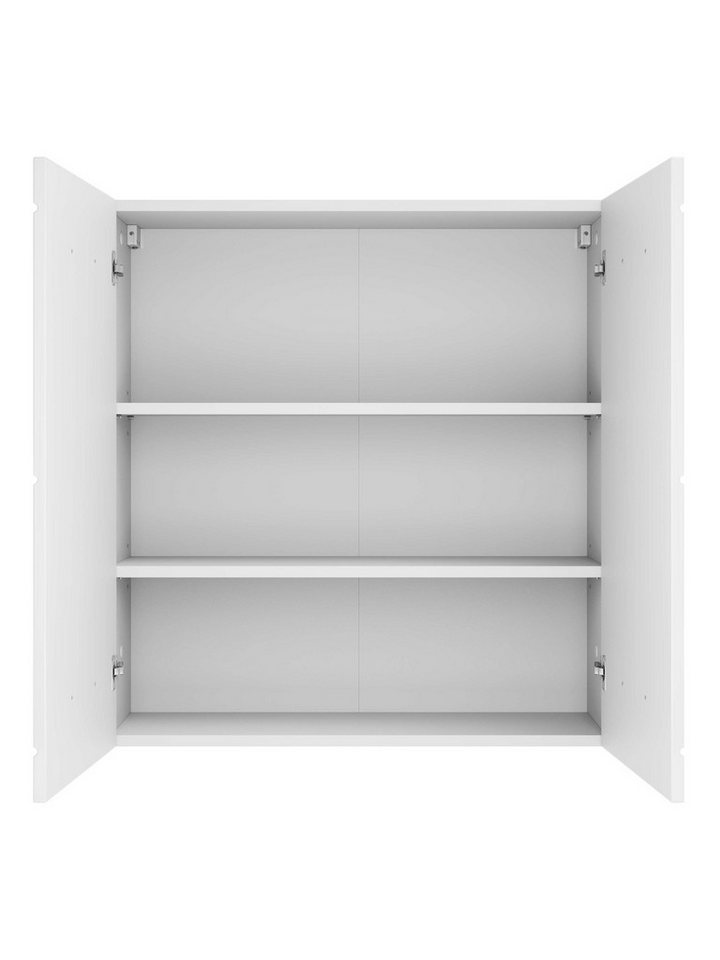 OTTO home Hängeschrank Föhr, Badschrank, Badezimmerschrank, Badmöbel Breite 72,8 cm, 2 Türen, minimalistisch, zeitlos, hochglänzend Bild 4