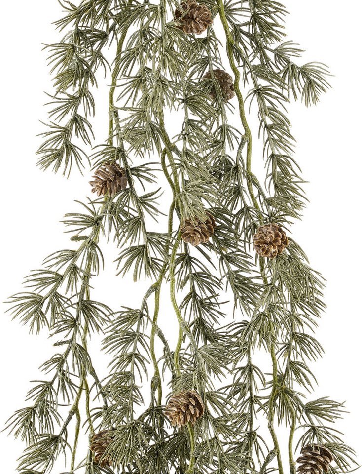 Winterliche Kunstpflanze Weihnachtsgirlande, Hänger Zedern 120cm lang, OTTO home, in white-wash-Optik Bild 3