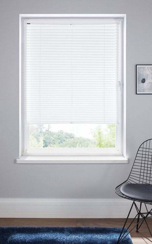 Bruno Banani Plissee Lagos, ohne Bohren, Lichtschutz, verspannt, Lichtschutz, ohne Bohren, verspannt, Klemmfix, Fixmaß, Bestseller mit über 500 4,5-Sterne-Bewertungen, Klemmträger Bild 2
