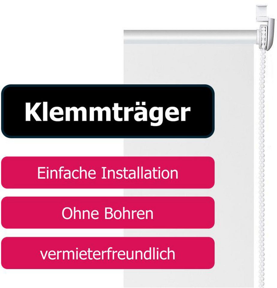 Rollo Themse-Uni, ohne Bohren, Lichtschutz, Klemmfix, OTTO home, Lichtschutz, ohne Bohren, freihängend, Klemmfix, Bestseller, Rollo Fenster, Seitenzugrollo, Sonnenschutz Bild 5