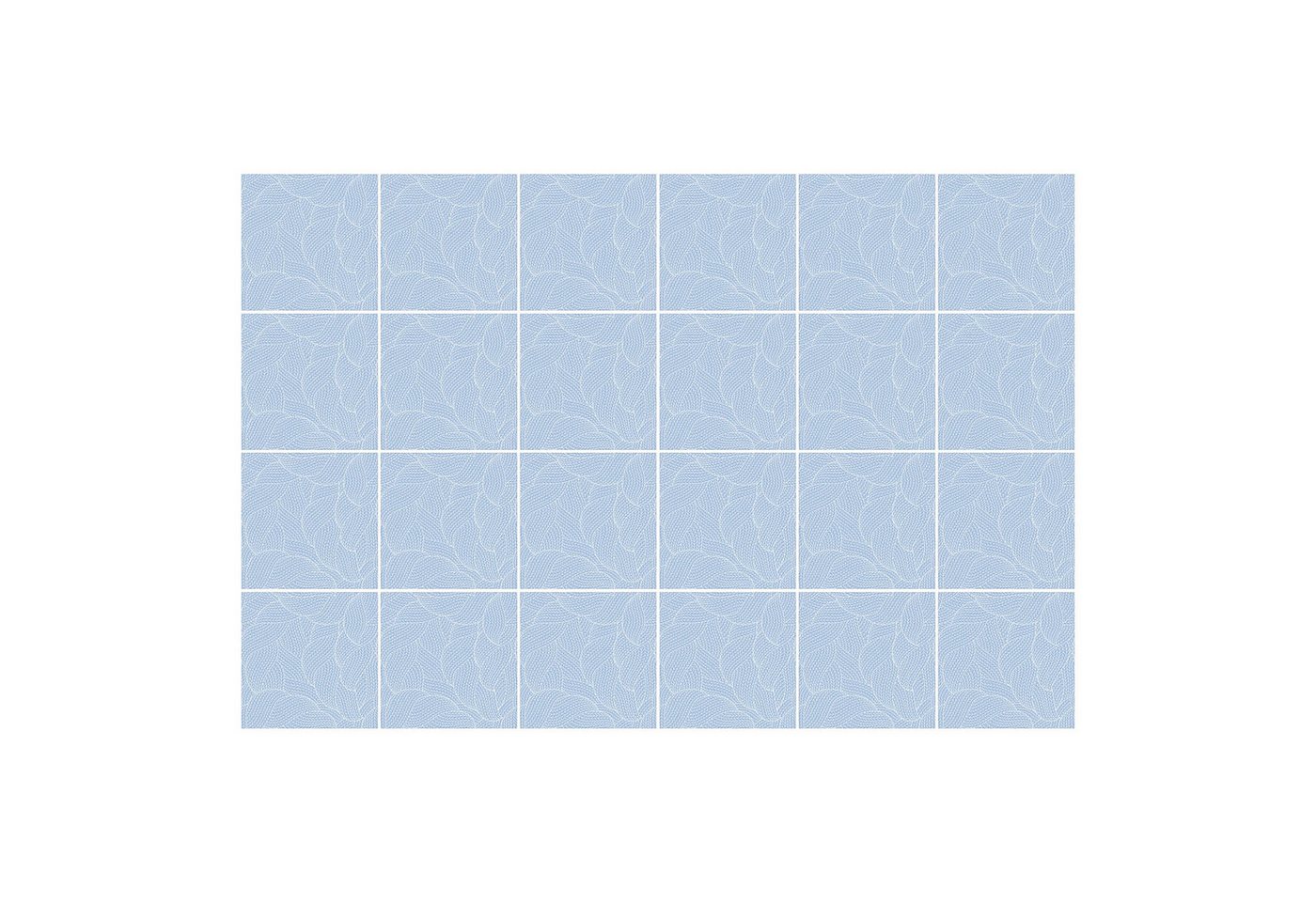Tulup Fliesenaufkleber Fliesenaufkleber Fliesensticker Zarte Wellenlinien Fliesen Aufkleber Bild 2