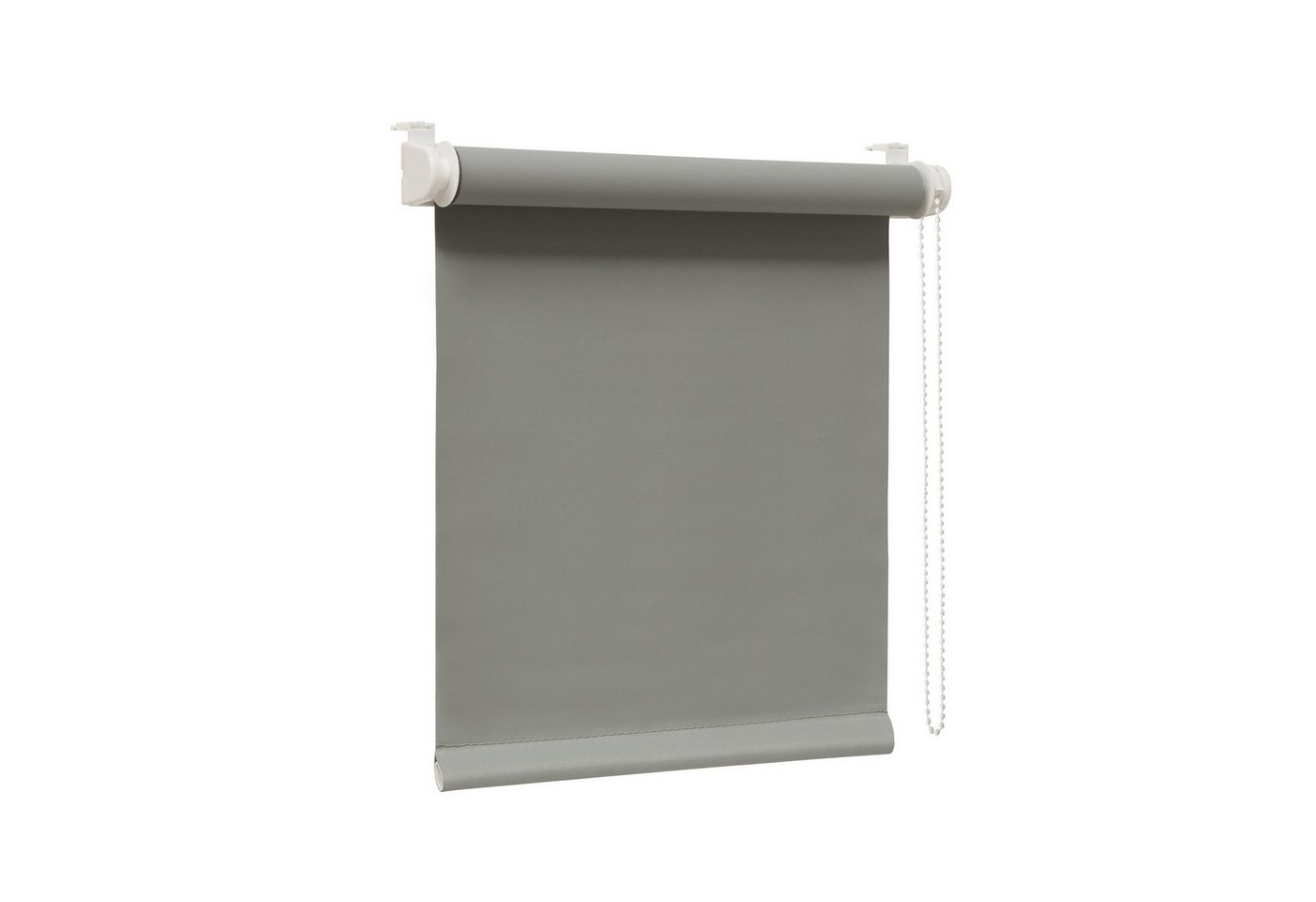 Verdunklungsrollo Klemmfix Tenebra Verdunkelungsrollo, 45 x 160 cm, grau, Victoria M., blickdicht, ohne Bohren, in Führungsschienen, Klemmfix, Verdunkelung, Mit Magnet. energiesparend