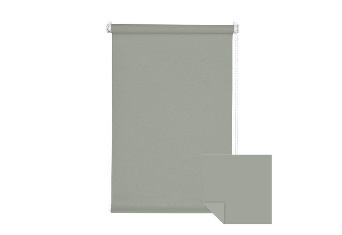 Verdunklungsrollo Klemmfix Tenebra Verdunkelungsrollo, 45 x 160 cm, grau, Victoria M., blickdicht, ohne Bohren, in Führungsschienen, Klemmfix, Verdunkelung, Mit Magnet. energiesparend Bild 2