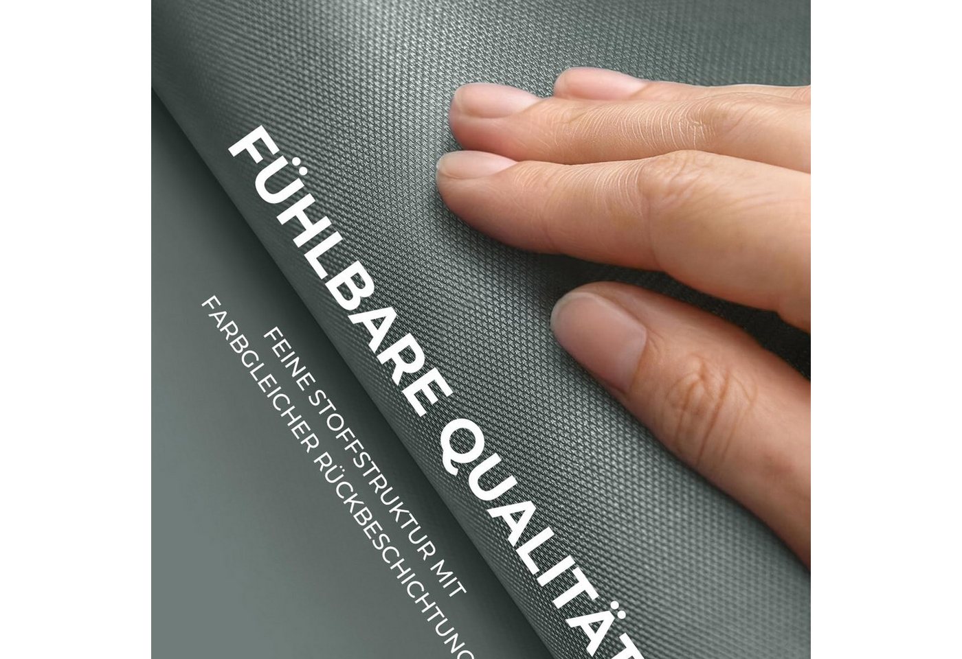 Verdunklungsrollo Klemmfix Tenebra Verdunkelungsrollo, 45 x 160 cm, grau, Victoria M., blickdicht, ohne Bohren, in Führungsschienen, Klemmfix, Verdunkelung, Mit Magnet. energiesparend Bild 3