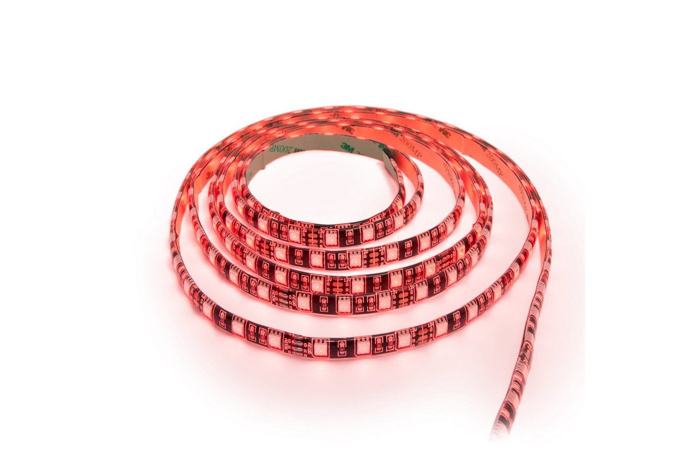 Aigostar LED Stripe 1 bis 15m LED RGB Strip Streifen LED Band farbig, 1m RGB LED Streifen 60 LED's pro Meter mit Fernbedienung kommplet set