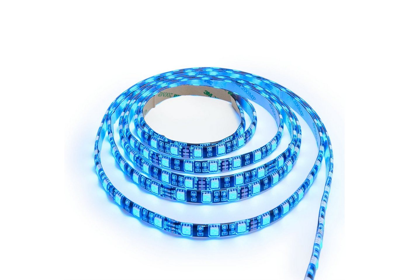 Aigostar LED Stripe 1 bis 15m LED RGB Strip Streifen LED Band farbig, 1m RGB LED Streifen 60 LED's pro Meter mit Fernbedienung kommplet set Bild 2