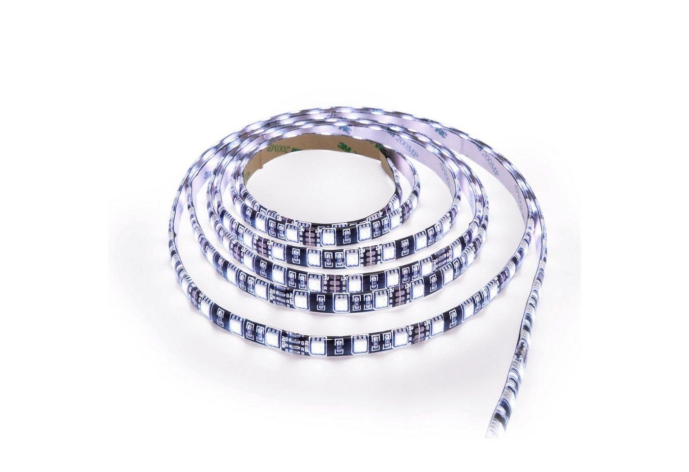 Aigostar LED Stripe 1 bis 15m LED RGB Strip Streifen LED Band farbig, 1m RGB LED Streifen 60 LED's pro Meter mit Fernbedienung kommplet set Bild 4