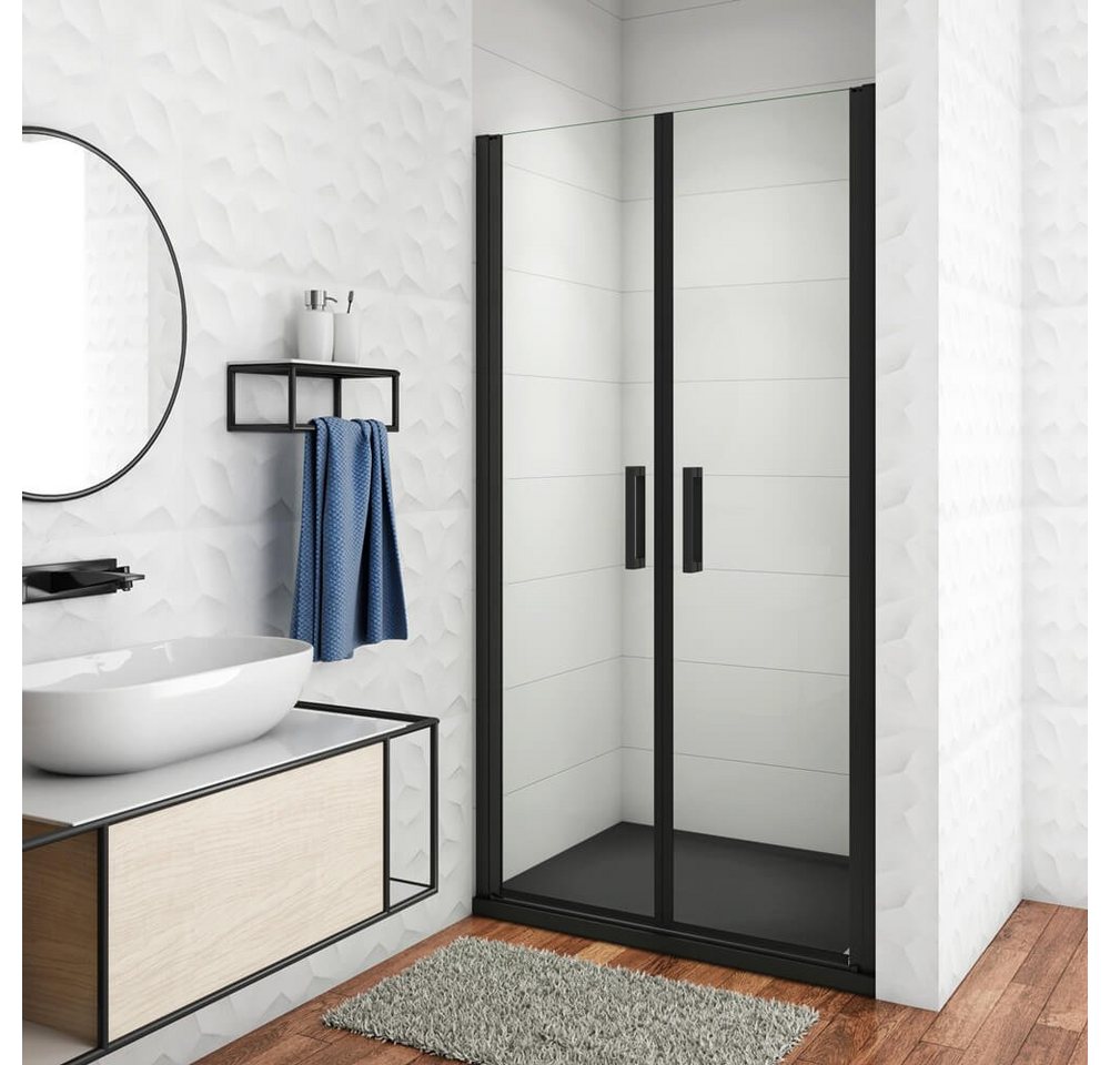 duschspa Dusch-Drehtür Schwingtür Duschkabine Nischentür Duschtür Drehtür 8mm NANO Glas, Einscheibensicherheitsglas, Sicherheitsglas, (Set) Klarglas