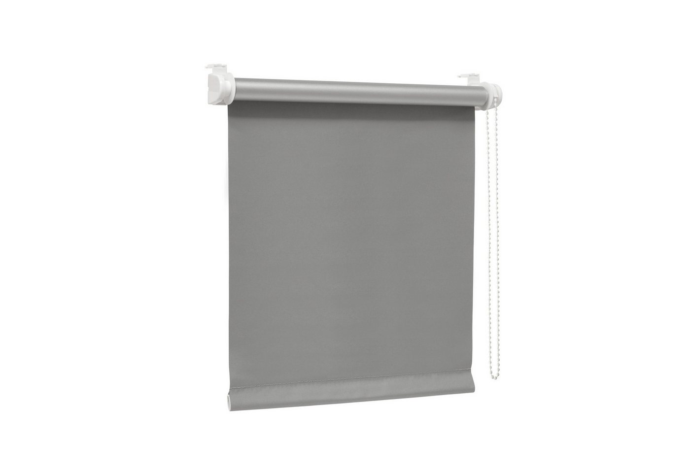 Verdunklungsrollo Klemmfix Tenebra Verdunkelungsrollo-Thermorollo, 40x120cm grau, Victoria M., blickdicht, ohne Bohren, in Führungsschienen, Klemmfix, Thermo – Isolierung, Mit Magnet Bild 5
