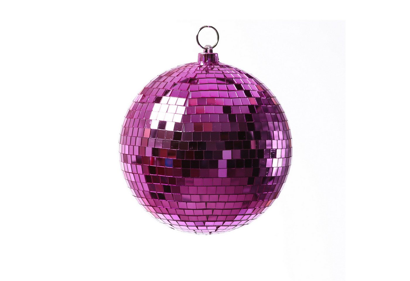 SATISFIRE Discolicht Spiegelkugel 20cm pink Discokugel Mirrorball Party Disko Deko